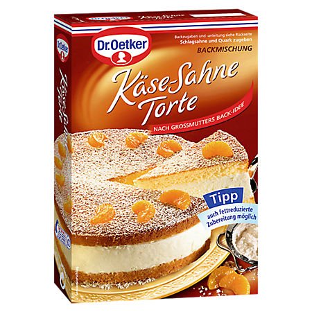 Dr. Oetker Backmischung Käse-Sahne Torte 6 x 385 g von Dr. Oetker