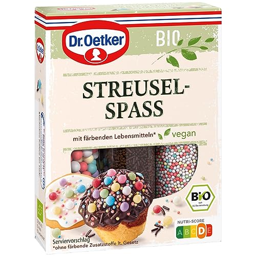 Dr. Oetker Bio Streusel Spaß drei vegane Streusel Varianten 85g von Dr. Oetker