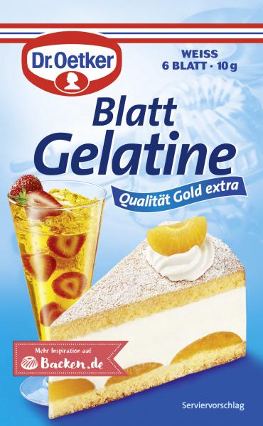 Dr. Oetker Blattgelatine weiß von Dr. Oetker