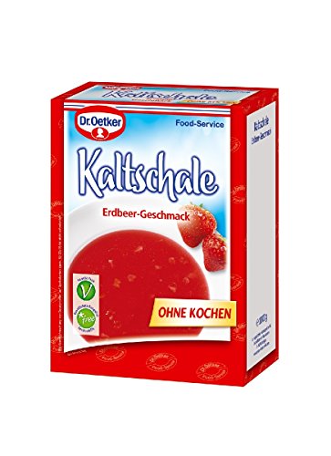 Dr. Oetker Fruchtkaltschale Erdbeer-Geschmack 1 kg, 1er Pack (1 x 1 kg) von Dr. Oetker