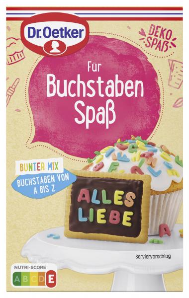 Dr. Oetker Für Buchstaben Spaß Bunter Mix von Dr. Oetker