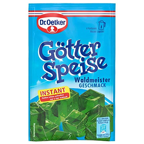 Dr. Oetker Götterspeise Instant Waldmeister, 100 g von Dr. Oetker