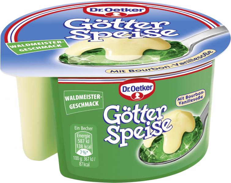 Dr. Oetker Götterspeise Waldmeister & Vanillesauce von Dr. Oetker