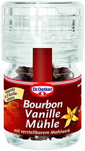 Dr. Oetker Gourmet Vanille Mühle – zum Verfeinern von Gebäcken, Speisen und Desserts; mit der Mühle wird Vanille im Nu gemahlen von Dr. Oetker