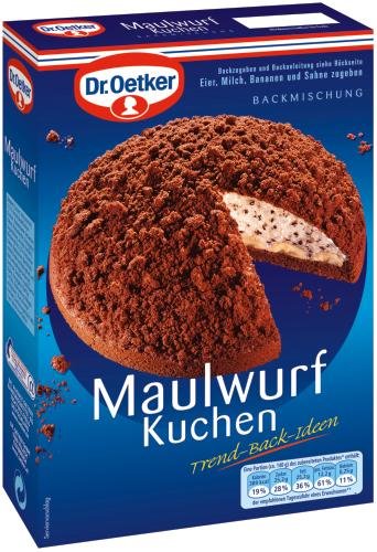 Dr. Oetker Maulwurfkuchen, 8er Pack (8 x 435 g Packung) von Dr. Oetker