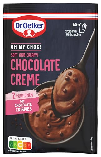 Dr. Oetker OH MY CHOC! Soft and Creamy Chocolate Creme: 68 g Schokoladencremepulver für eine Schoko-Creme mit Chocolate Crispies von Dr. Oetker