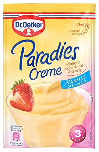 Dr. Oetker Paradies Crème, Vanille-Geschmack, 60 g von Dr. Oetker