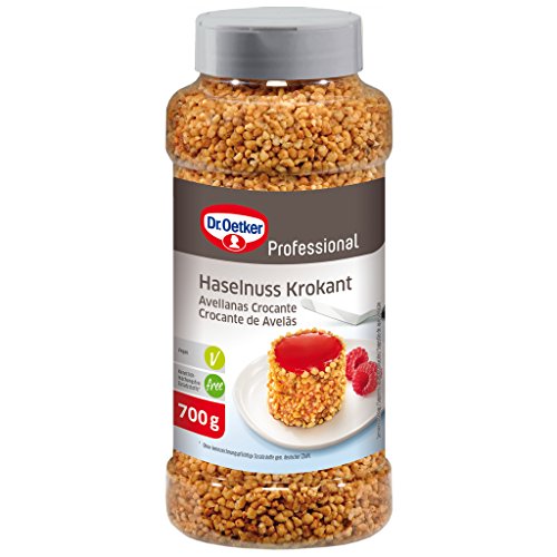 Dr. Oetker Professional Haselnuss Krokant-Streusel, 700 g Dose von Dr. Oetker