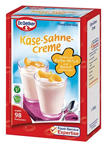 Dr. Oetker Professional Käse-Sahne-Dessertcreme, Dessertpulver in 1 kg Packung von Dr. Oetker