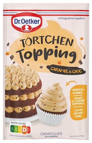 Dr. Oetker Törtchen Topping, Caramel & Choc, 83 g von Dr. Oetker