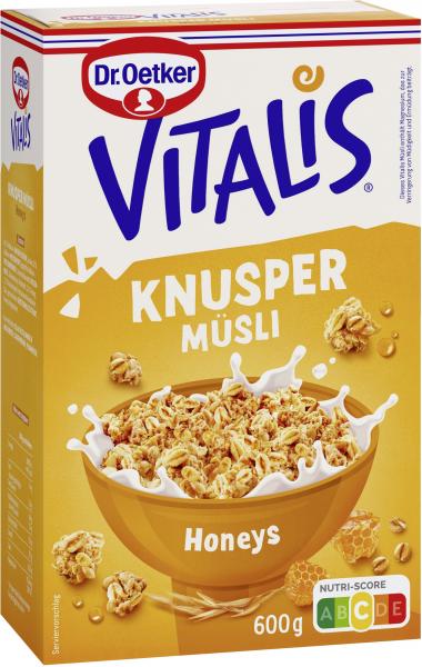 Dr. Oetker Vitalis Knusper Müsli Honeys von Dr. Oetker