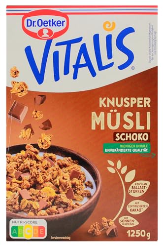 Dr. Oetker Vitalis Knusper Müsli Schoko, 5er Pack (5 x 1.25 kg) von Dr. Oetker