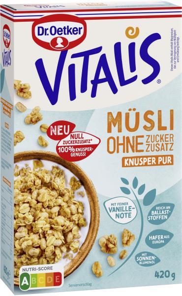 Dr. Oetker Vitalis Knusper Pur Müsli von Dr. Oetker