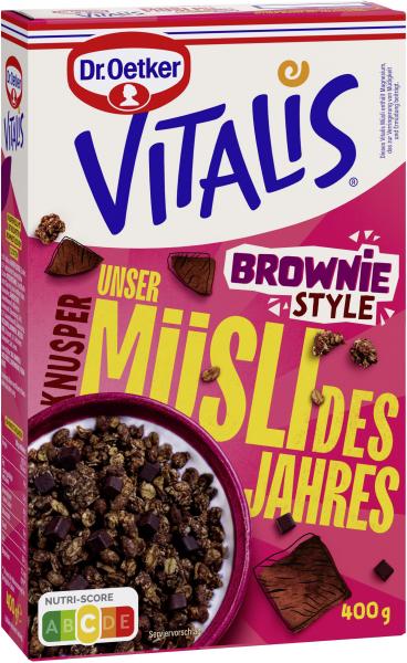 Dr. Oetker Vitalis Unser Müsli des Jahres Knusper Brownie Style von Dr. Oetker