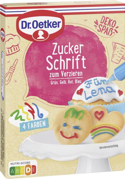 Dr. Oetker Zuckerschrift von Dr. Oetker