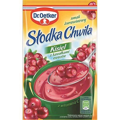 Dr.Oetker Kisiel Hot Jelly Treat Cranberry Slodka Chwila Zurawina 5er Pack von Dr. Oetker