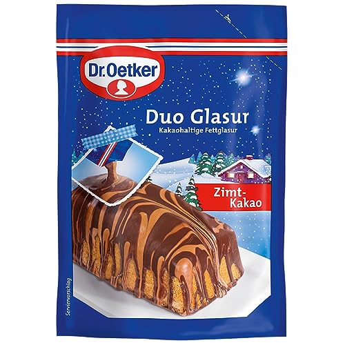 Oetker Duo Glasur Zimt-Kakao 0,125 Kg von Dr. Oetker