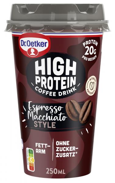 Dr. Oetker High Protein Coffee Drink Espresso Macchiato Style von Dr. Oetker