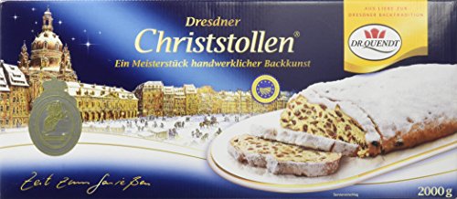 Dr. Quendt Dresdner Christstollen, 1er Pack (1 x 2 kg) von Dr. Quendt