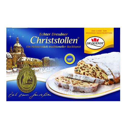 Dr. Quendt - Echte Dresdner Christstollen in Geschenkbox - 1000 g / 2,2 lbs von Dr. Quendt