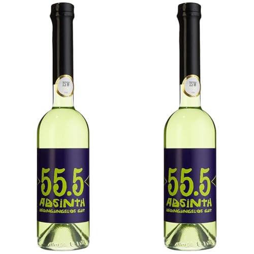 55.5 Absinth | Destillerie Dr. Rauch | 55.5% vol | 500ml (Packung mit 2) von Dr. Rauch