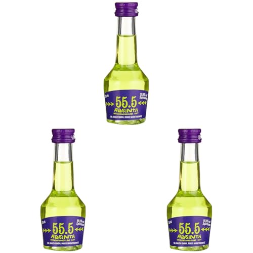 Dr. Rauch Absinth 55.5% vol (8 x 0.02l) (Packung mit 3) von Dr. Rauch