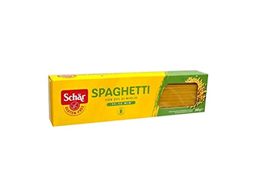 SCHÄR Senza Glutine Spaghetti Glutenfrei Pasta mit 20% Hirse 500g von Dr. Schär