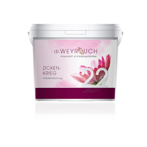 Dr. Weyrauch Nr. 22 Zickenkrieg | 400 g | Ergänzungsfuttermittel für Pferde | Bei Hormonellen Disbalancen bei Stuten | Mönchspfeffer, Yamswurzel, Frauenmantel und Mariendistel von Dr. Weyrauch