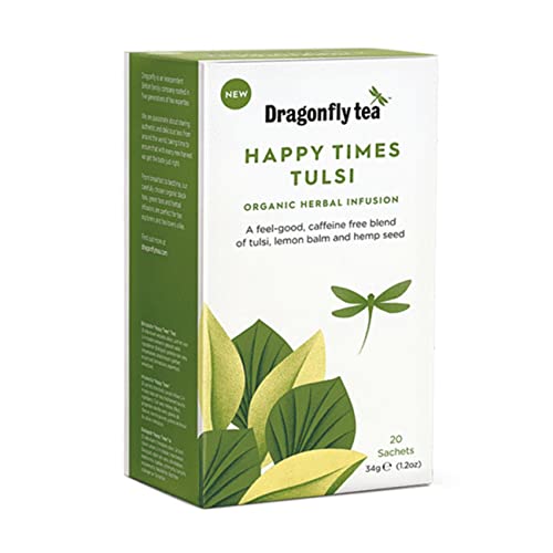 Libelle Libelle organischen traditionellen Indien Chai schwarz 20 Sachets von Dragonfly