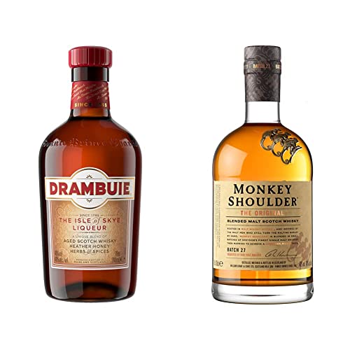 Drambuie Original Likör, 0.7L & Monkey Shoulder Triple Malt Scotch Whisky, 700ml von Drambuie