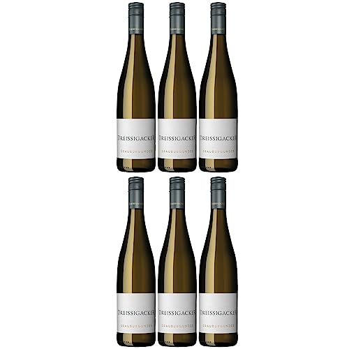 Dreissigacker Grauburgunder Bio Weißwein Wein trocken Rheinhessen Deutschland Inkl. FeinWert E-Book (6 x 0,75l) von Dreissigacker