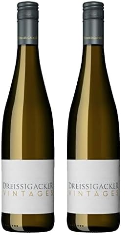 Dreissigacker Riesling Vintages Weiß - Wein, Deutschland, Trocken, 0.75 (Packung mit 2) von Dreissigacker