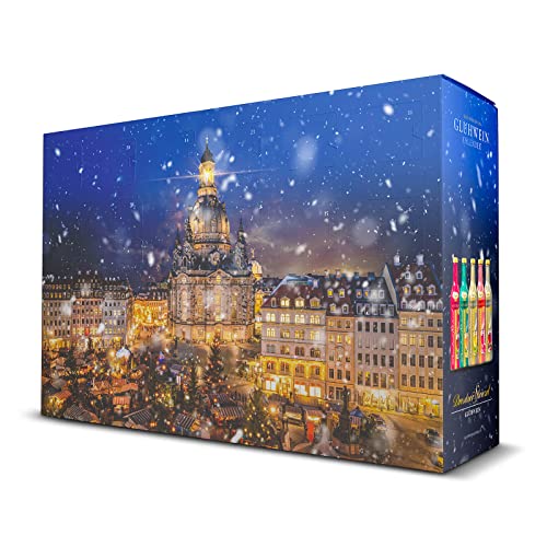 Dresdner Striezel Glühwein Adventskalender Kalender 2024 Lausitzer Früchte von Dresdner Striezel