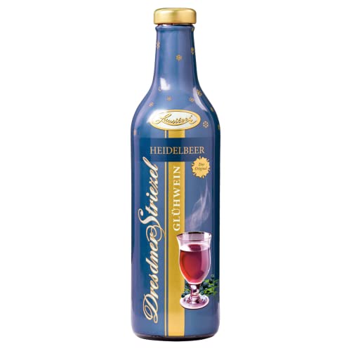 Dresdner Striezel Glühwein von Lausitzer - Heidelbeere Glühwein 0,75l 12er Pack 12 x 0,75l von Dresdner Striezel