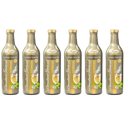 Dresdner Striezel Glühwein von Lausitzer - Punsch alkoholfreier Glühwein 0,75l 6er Pack 6 x 0,75l von Dresdner Striezel