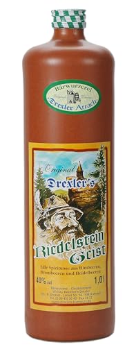 Drexlers Riedelsteingeist | Edle Spirituose aus dem Bayerischen Wald | 1 l. Tonkrug von Drexler