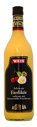 Eierlikör, verfeinert mit Schwarzwälder Kirschwasser von Weis, 1l. von Drexler