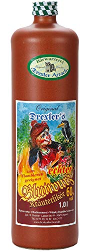 Original Drexler echter Blutwurz | 60% vol. | 1l. Tonflasche von Drexler