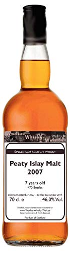 Peaty Islay Malt, 2007, Single Islay Whisky, 0,7. von Drexler