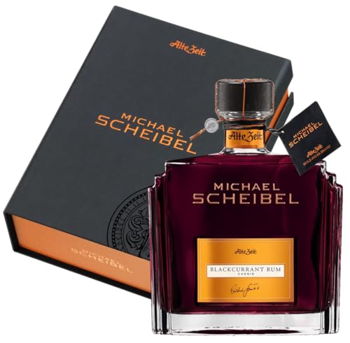 Scheibel Alte Zeit | Blackcurrant Rum | Aus der Scheibel Schatzkammer 2023 | Limited Edition | 0,7 l. Flasche in Geschenkbox von Drexler