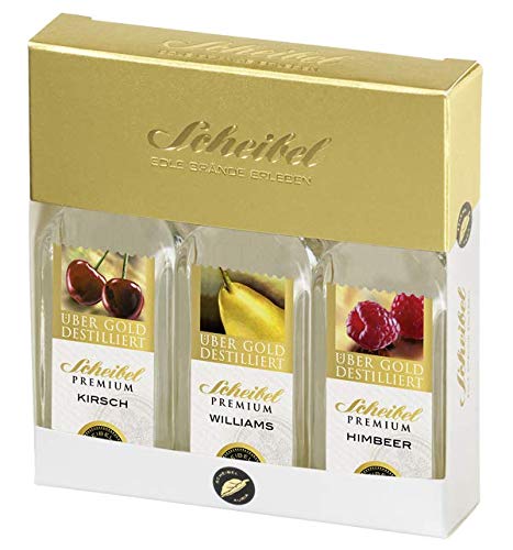 Scheibel Premium Trio - Miniaturen Geschenkset - 3 x 2cl. von Drexler