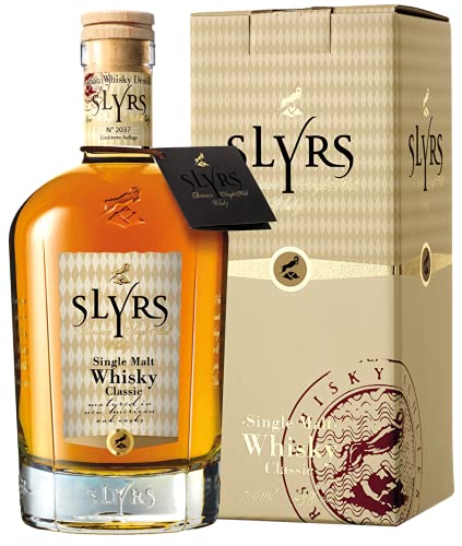 Slyrs Classic | Bavarian Singe Malt Whisky | 0,7l. Flasche in Geschenkpackung von Drexler