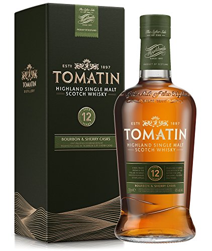 Tomatin 12 Jahre, Single Malt Scotch Whisky, 0,7l. in Einzel-Geschenkpackung von Drexler