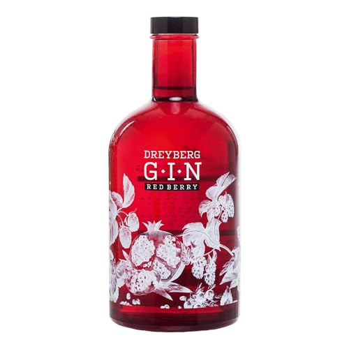 Dreyberg | Red Berry Gin | 700 ml | Klassische Gin Botanicals & rote Beeren | Handgelesene Kräuter & Früchte aus eigenem Anbau | Fruchtig von Dreyberg