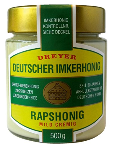 Dreyer - Echter Deutscher Rapshonig - 500g von Dreyer-Bienenhonig GmbH 29525