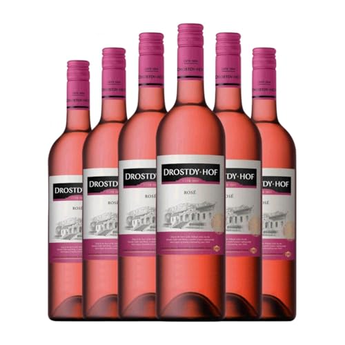 Drostdy Hof Rosé Cabernet Sauvignon Western Cape 75 cl Rosé-Wein (Karton mit 6 Flaschen von 75 cl) von Drostdy-Hof Wineries