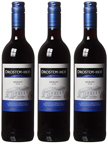 Drostdy Wineries Hof Merlot Trocken (3 x 0.75 l) von Drostdy-Hof