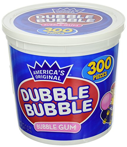 America's Original Dubble Bubble Bubble Gum 47.6 Ounce Value Tub 300 Individually Wrapped Pieces von Dubble Bubble