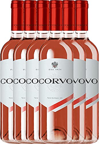 Corvo Rosa Terre Siciliane Duca di Salaparuta Roséwein 6 x 0,75l VINELLO - 6 x Weinpaket inkl. kostenlosem VINELLO.weinausgießer von Duca di Salaparuta