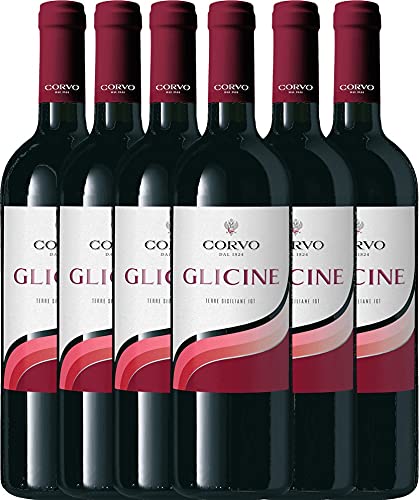 Glicine Rosso Terre Siciliane Duca di Salaparuta Rotwein 6 x 0,75l VINELLO - 6 x Weinpaket inkl. kostenlosem VINELLO.weinausgießer von Duca di Salaparuta